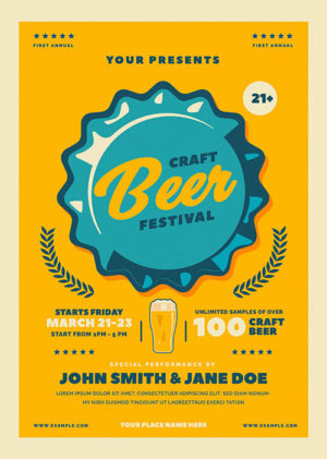 Craft Beer Festival Flyer