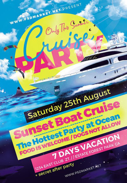 Cruise Party Flyer 75