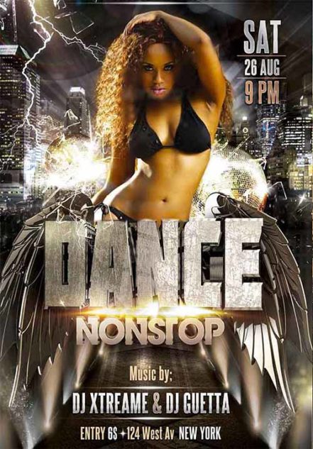 Dance Rock Flyer