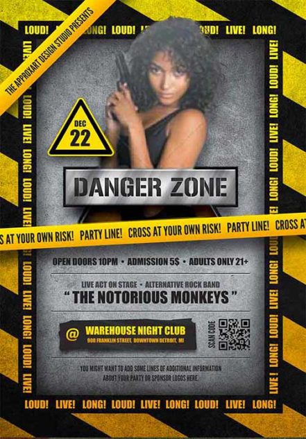 Danger Zone Flyer