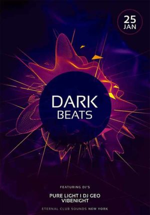 Dark Beats Flyer