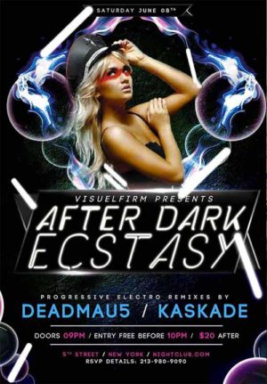 Dark Ecstasy Flyer