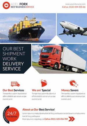 Delivery Shipment Flyer