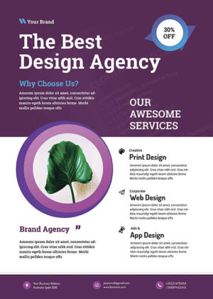Digital Design Agency Flyer V6