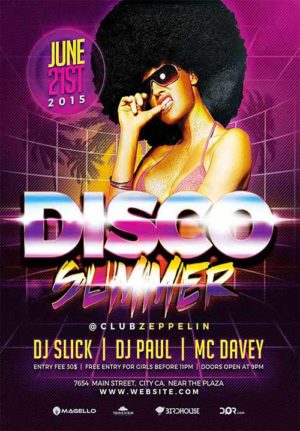Disco Summer Flyer