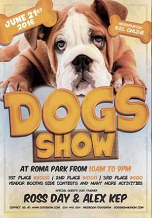 Dog Show Flyer