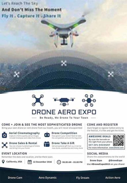 Drone Aero Expo Flyer