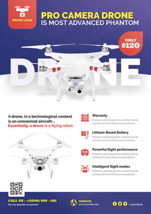 Drone Product Showcase Flyer