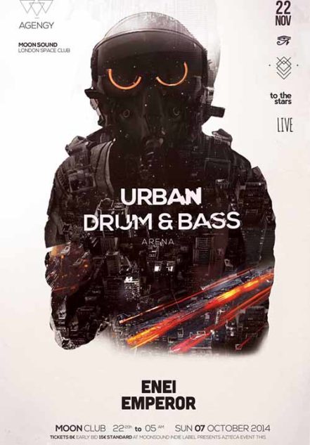 Drum & Bass Flyer 96