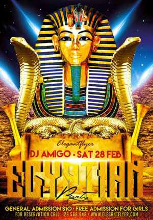 Egyptian Party Flyer FC