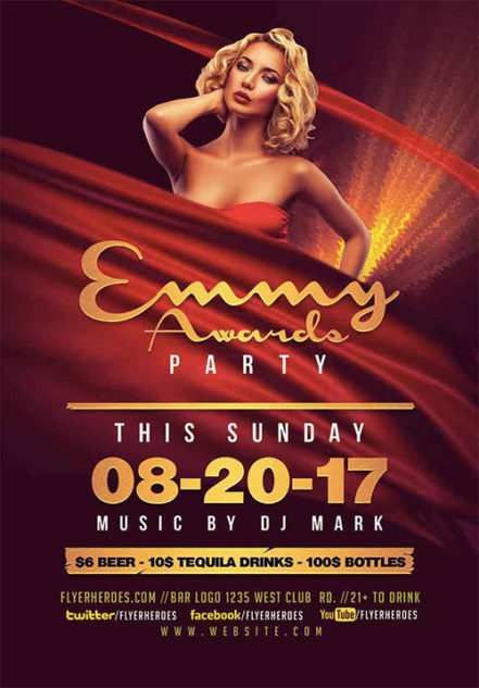 Emmy Party Flyer