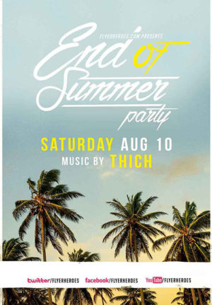 End of Summer Flyer Template V2