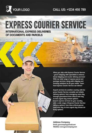 Express Courier Service Flyer FB