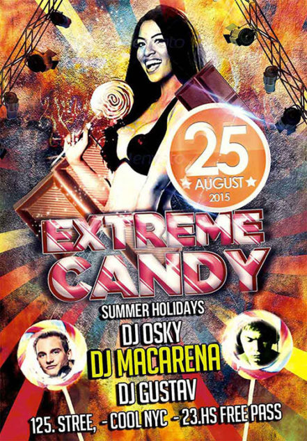 Extreme Candy Flyer