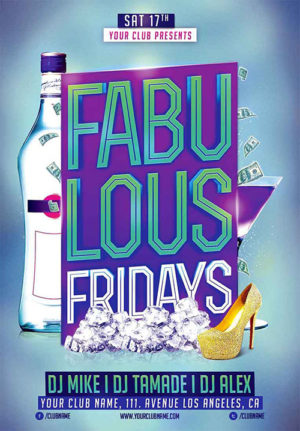 Fabulous Fridays Flyer