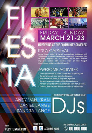 Fiesta Carnival Flyer