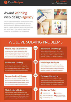 Flat Design Web Design