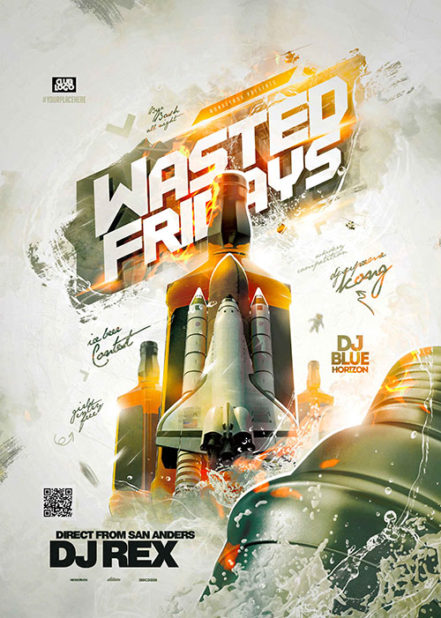 Flyer Wasted Fridays