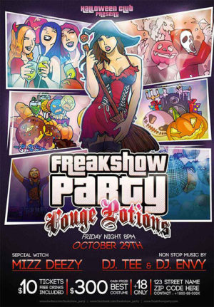 Freak Show Flyer