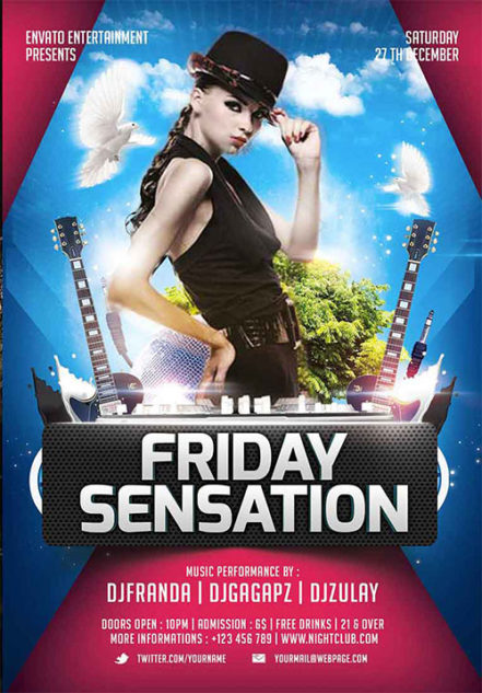 Friday Sensation Flyer