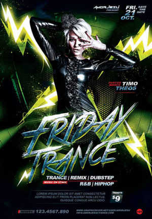 Friday Trance Flyer T1 V1