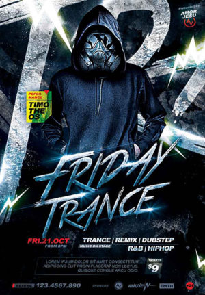 Friday Trance Flyer T1 V2