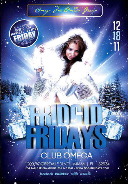 Fridget Fridays Flyer