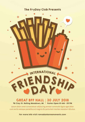 Friendship Day Flyer 2