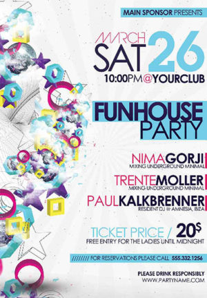 Fun House Flyer