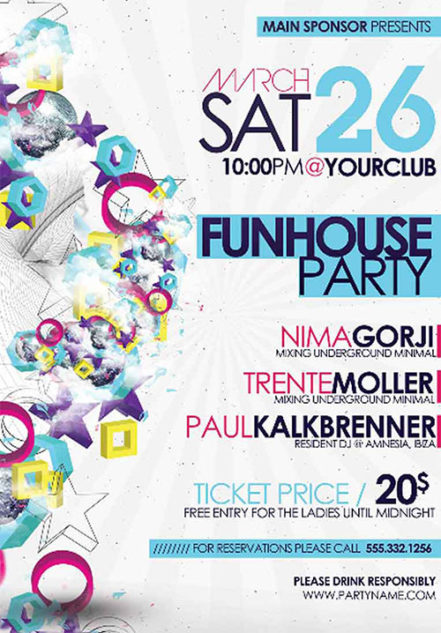 Fun House Flyer