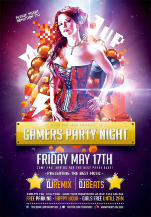 Gamers Night Flyer