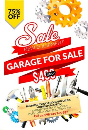 Garage Sale Flyer B2