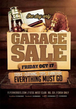 Garage Sale Flyer O2