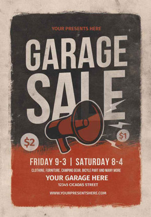 Gerage Sale Flyer 2