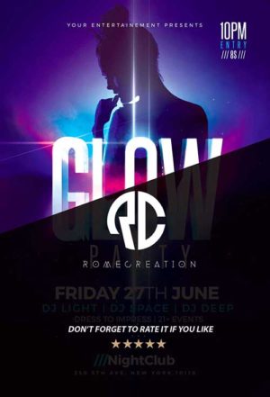 Glow Party Flyer 6