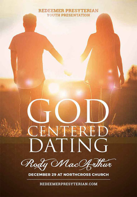 God Centered Dating Church Flyer