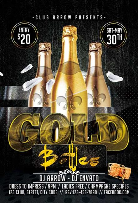 Gold Bottle Flyer 1