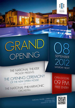 Grand Opening Event Flyers