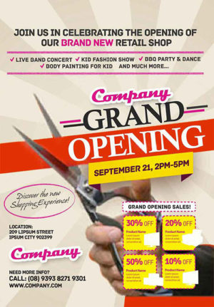 Grand Opening Flyers 5