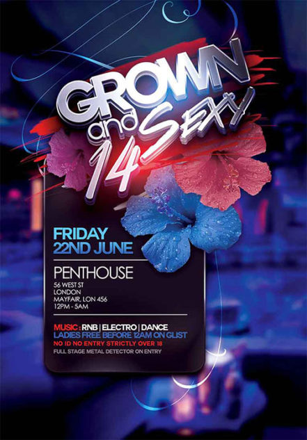 Grown Sexy Flyer 2
