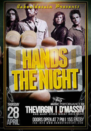 Hands Night Music Flyer