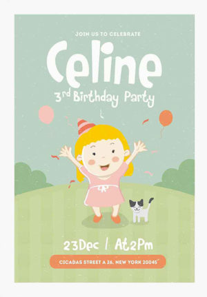 Happy Birthday invitation 13