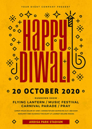 Happy Diwali Flyer 2