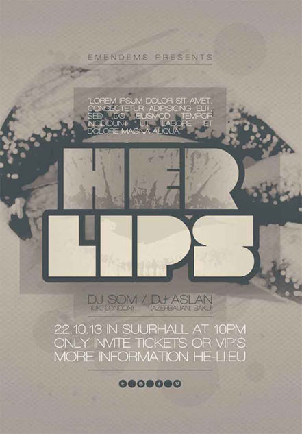 Her Lips Flyer