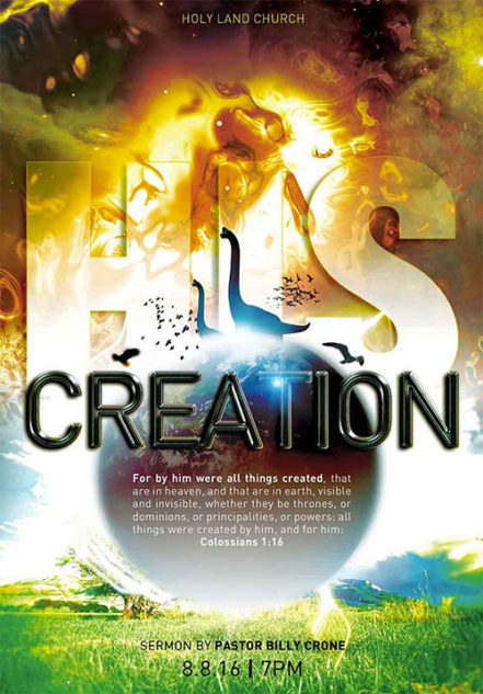 His Creation Flyer