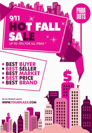Hot Fall Sale Flyer