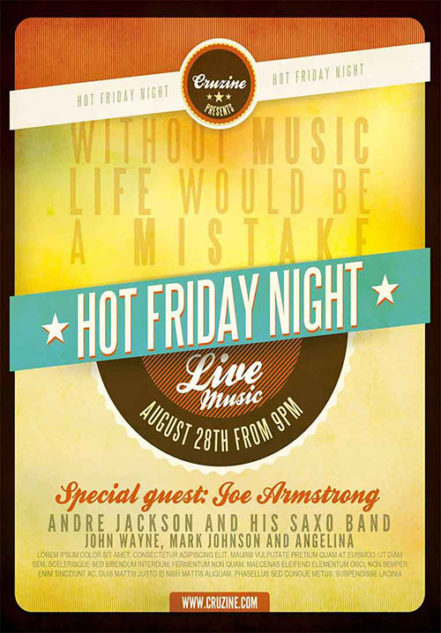 Hot Friday Flyer