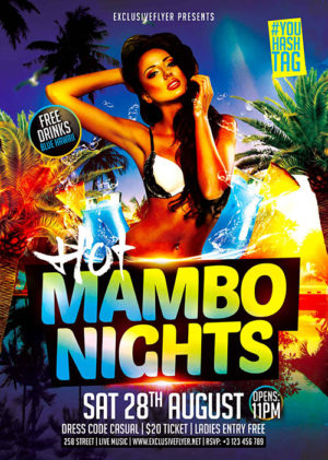 Hot Mambo Nights Flyer