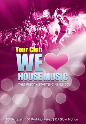 House Music Flyer 2