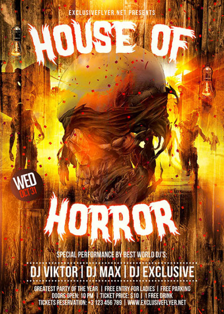 House of Horror Flyer